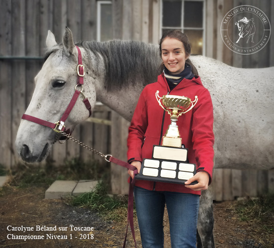 Championne dressage - entraine Marie Hélèneur Ménard Laroche